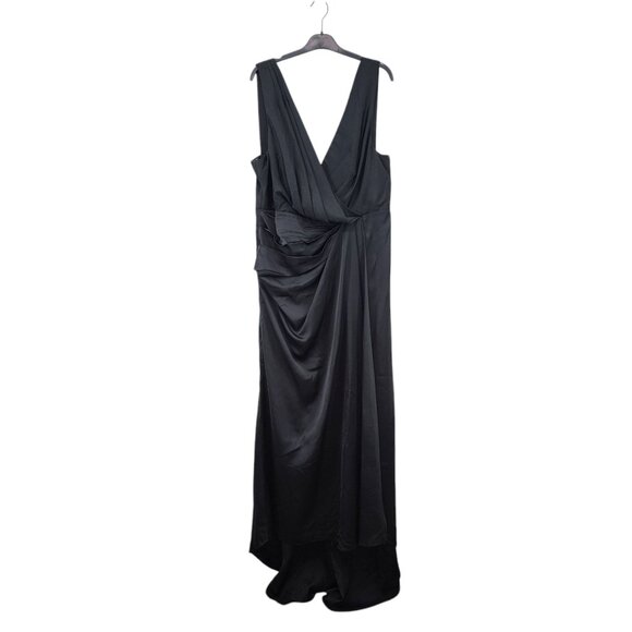 Fame and Partners Women's Faux Wrap Sleeveless Assymetrical Maxi Dress - 18